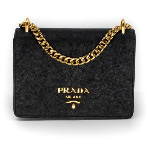 prada chain bag style|Prada front zip shoulder bags.